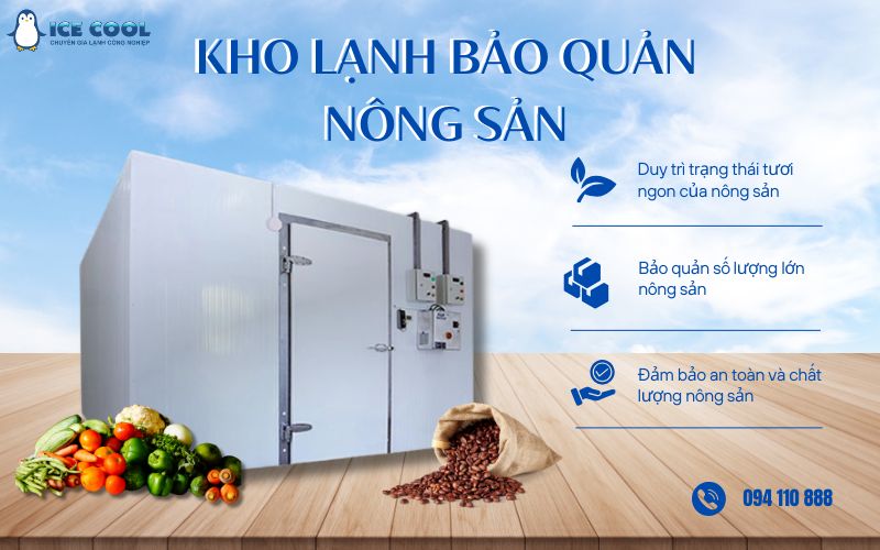 Lắp đặt kho lạnh bảo quản nông sản Lắp đặt kho lạnh bảo quản nông sản